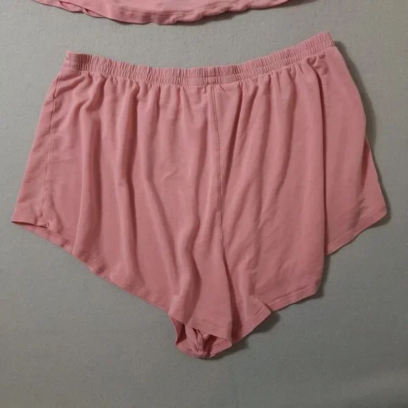 Athleta Calm Cool Pajama Set Size Small Pink Elastic Waistband - Picture 6 of 11